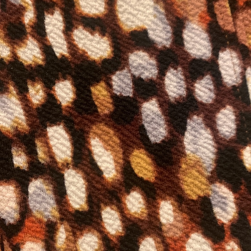 Kasper Neutral Patterned Dress - image 5